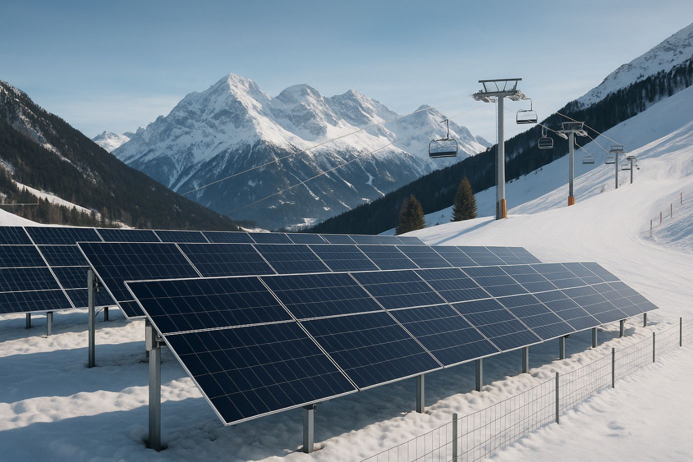 Modernes Energiegebäude